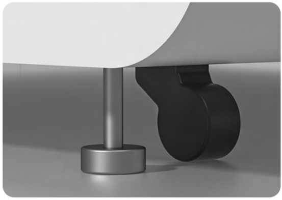 ShockLock Wheels for office pod